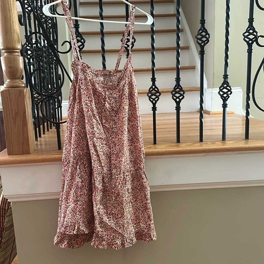 Cover up/dress,  pink floral, size XL